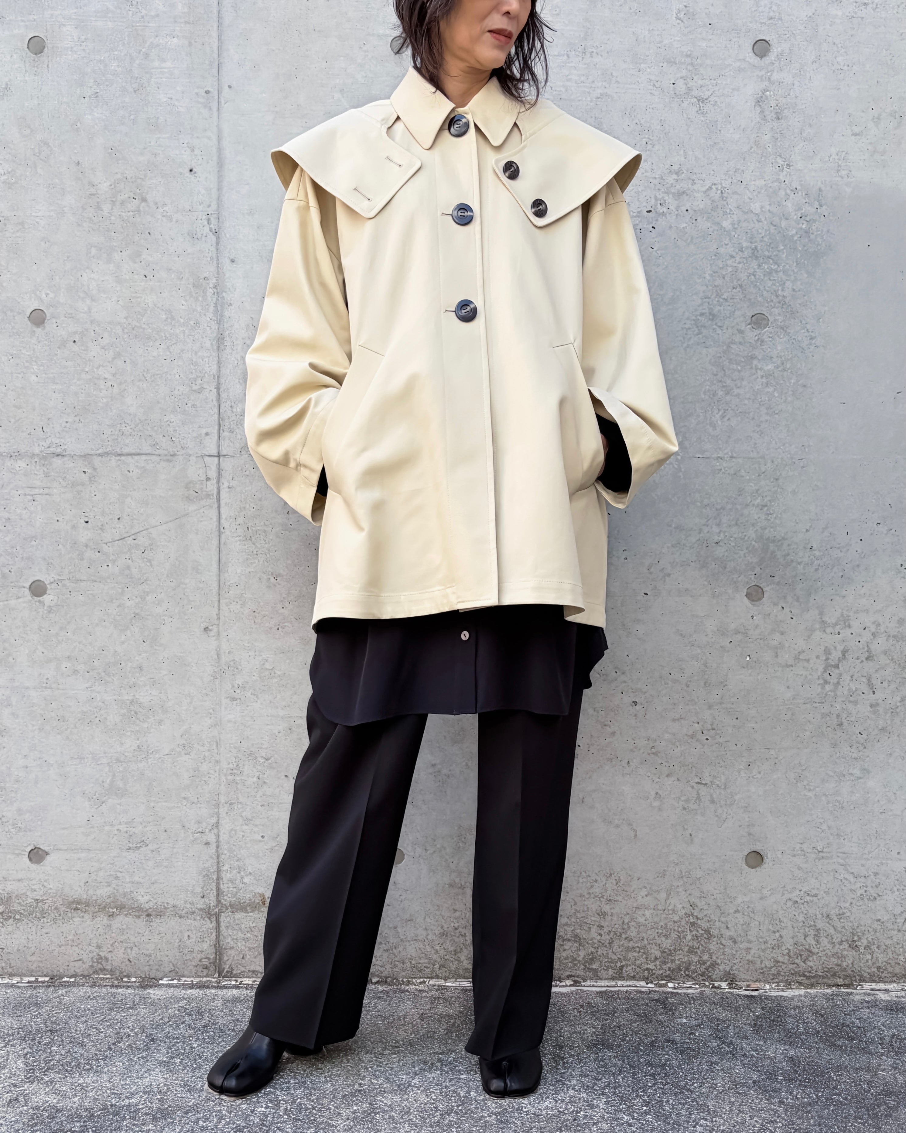 極美品♪ナゴンスタンス nagonstans キルティングライナートレンチコート nagonstans