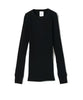 HYKE / LONG-SLV TEE / BLACK / 12401
