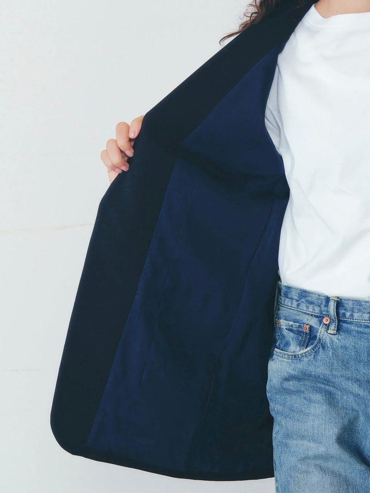 THE SHINZONE / OVERSIZED JACKET / NAVY / 26SMSJK02