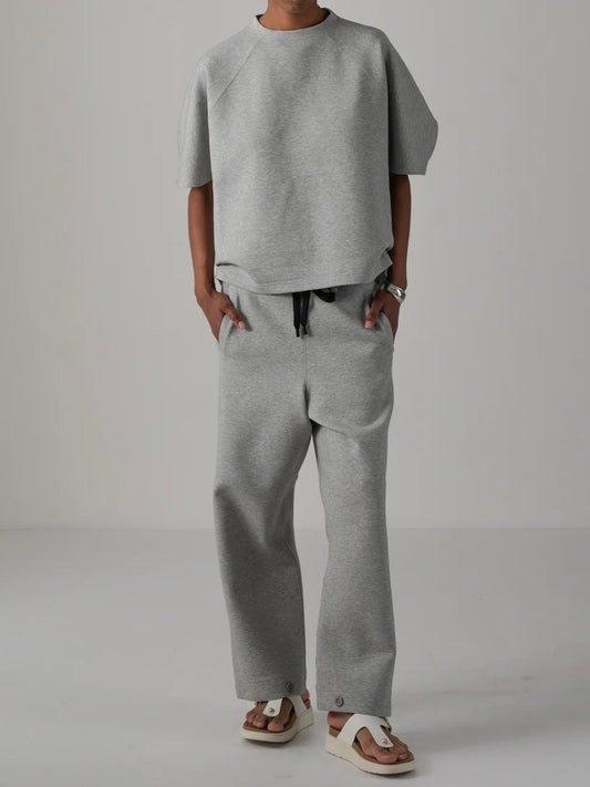 COGTHEBIGSMOKE / HELLEN PENTAGON TOP(H/S) / MID GREY