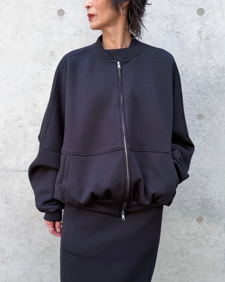 COGTHEBIGSMOKE / OLLIE ZIP UP BZ / BLACK