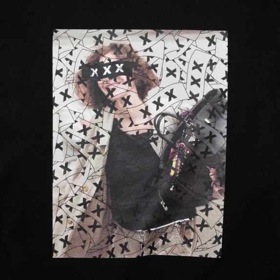 GOD SELECTION XXX / LONG SLEEVE T-SHIRT / BLACK / GX-S25-LT-01