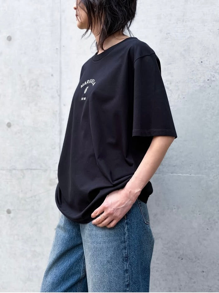 MM⑥ Maison Margiela / ロゴプリントTシャツ / BLACK / SH2GC0038M20048