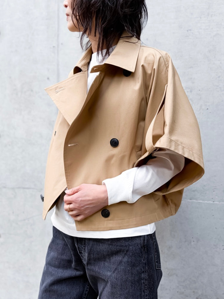 mtmodelist / ショートトレンチジャケット / CAMEL / MG-J08-103