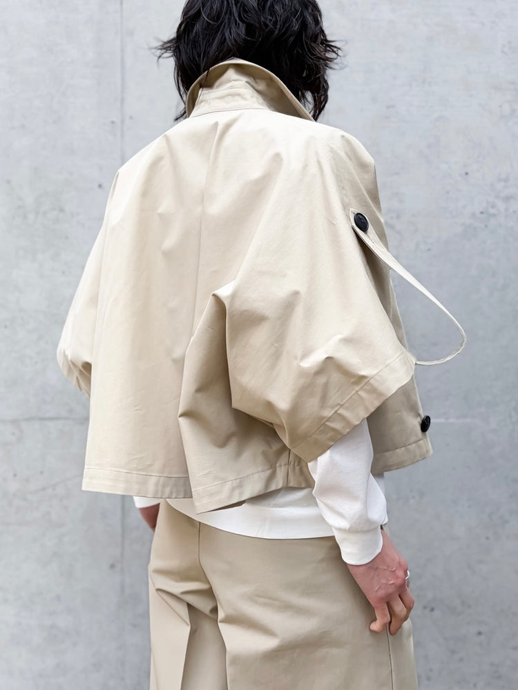 mtmodelist / ショートトレンチジャケット / SAND BEIGE / MG-J08-103