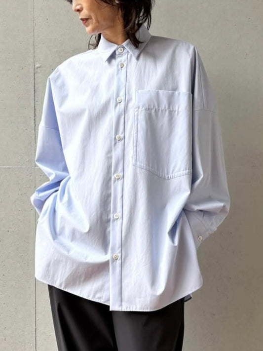 någonstans / over shirt / Water / 470JS830-0051