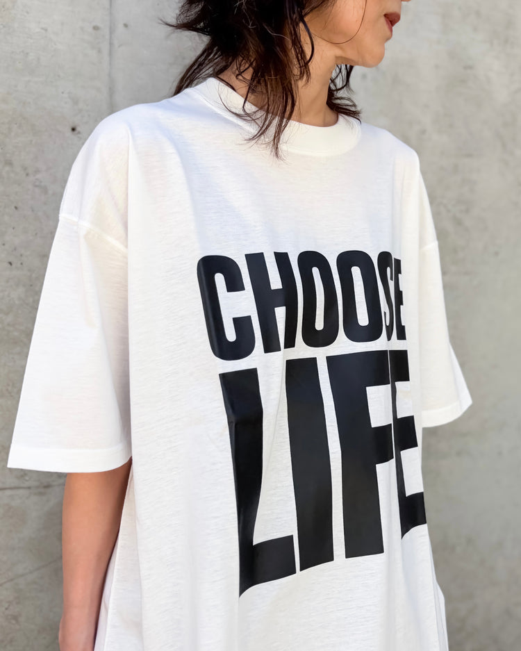 KATHARINE HAMNETT / THE SLOGAN TEE / WHITE / TKH-T01