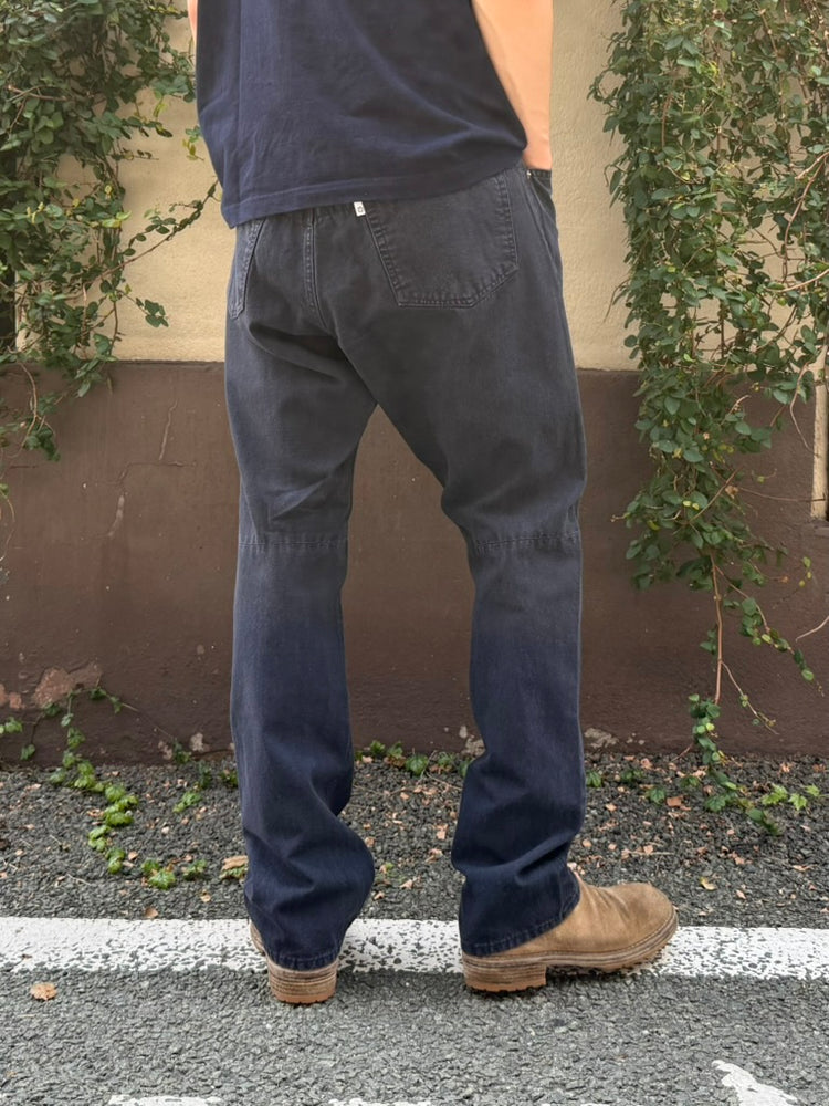 nonnative / TRUCKER 5P JEANS COTTON OXFORD / NAVY / NN-P4903