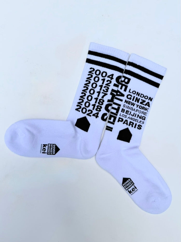 DSM kei ninomiya / UNISEX SOCKS KNIT / WHITE / DSM02K051