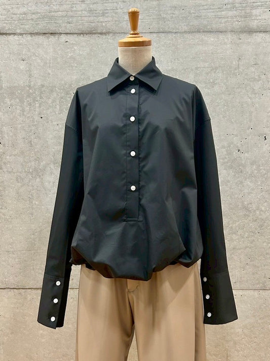 CINOH / ブラウンジングシャツ / BLACK / 25WST006