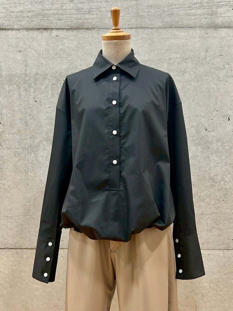 CINOH / ブラウンジングシャツ / BLACK / 25WST006