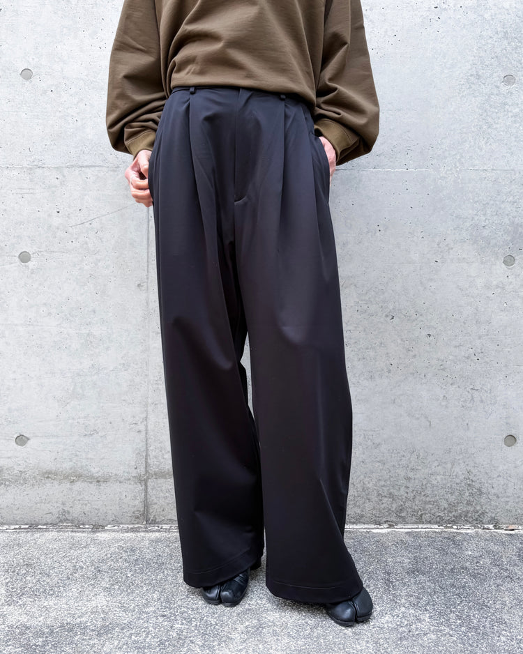 COGTHEBIGSMOKE / LUCY BAGGY TROUSERS / BLACK