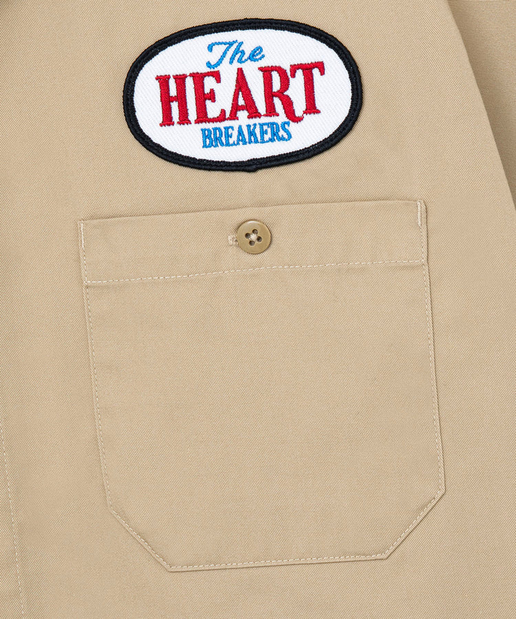 BEDWIN & THE HEARTBREAKERS / S/S WORK SHIRT "BOB" / BEIGE・26SB1760