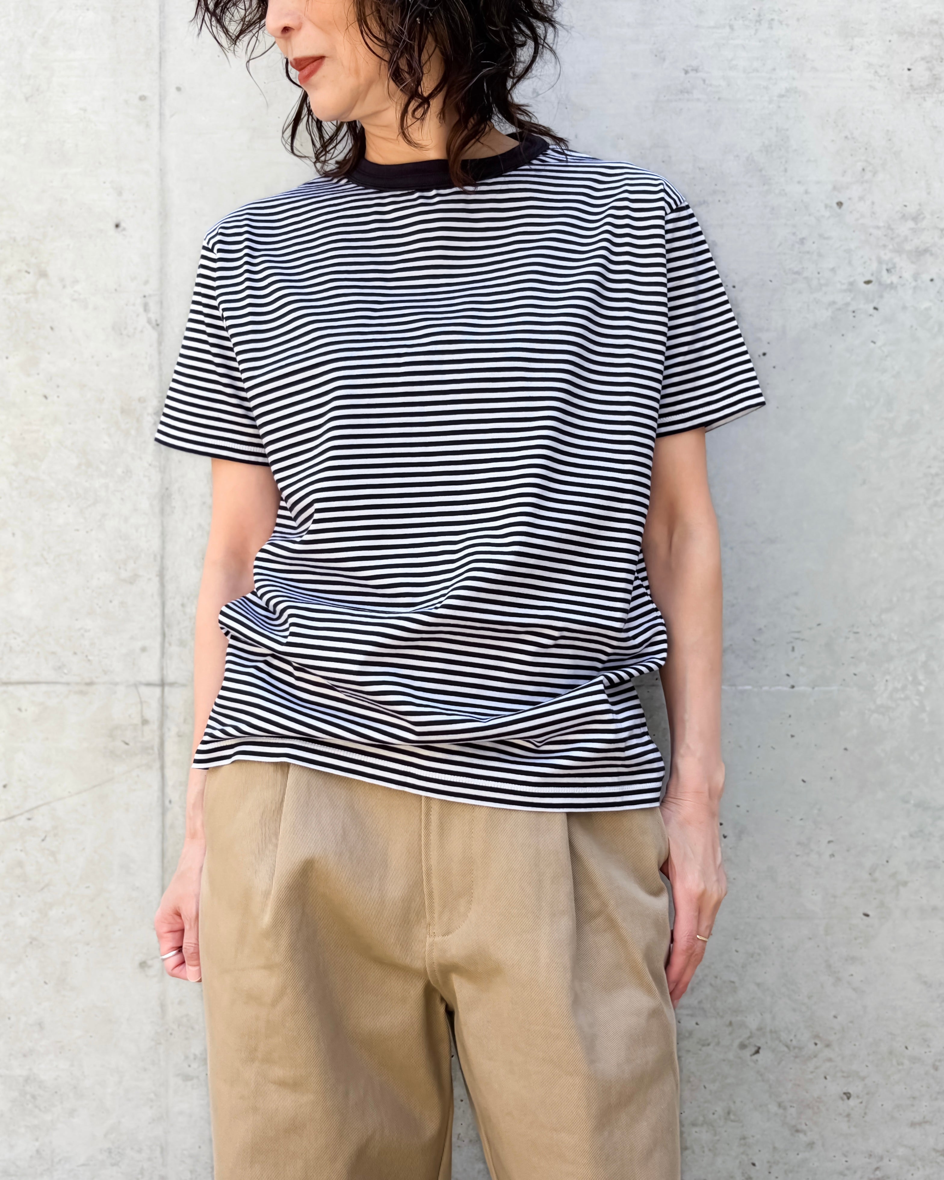 THE SHINZONE / PACK TEE / NAVY(BORDER/WHITE) / 20SMSCU66