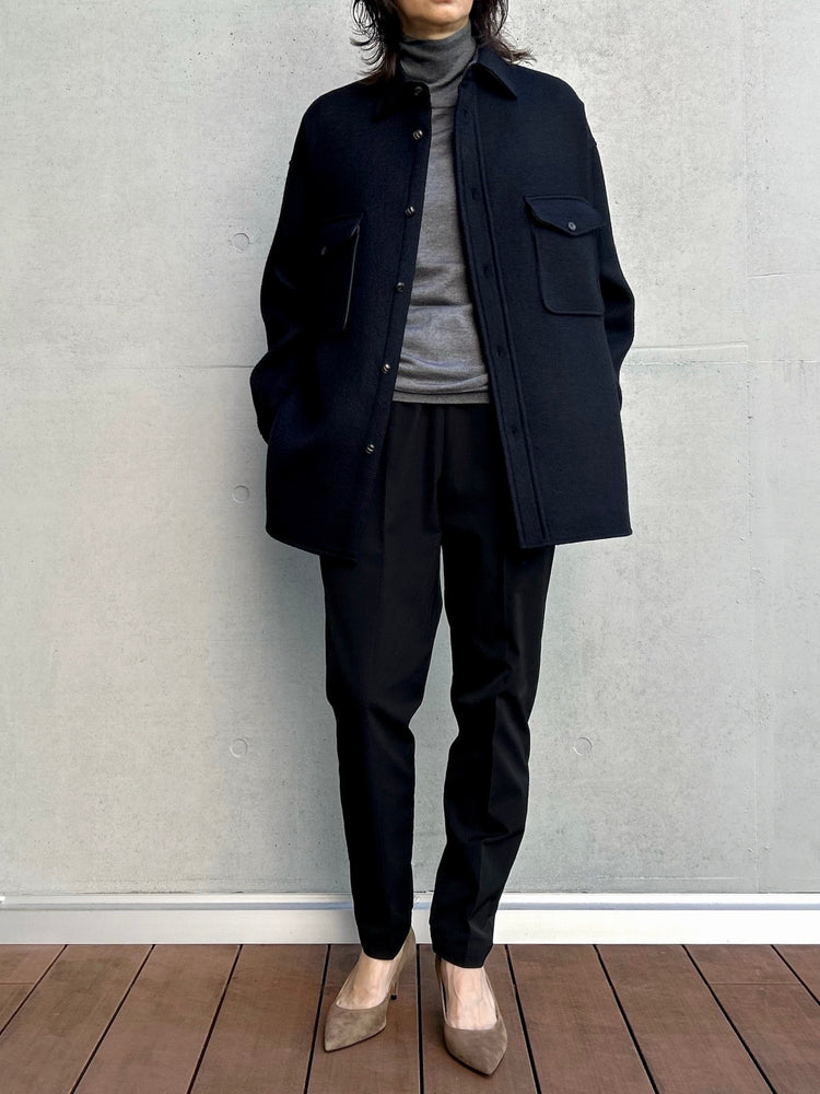 MADISONBLUE / CPO JK WOOL / NAVY / MB254-1011