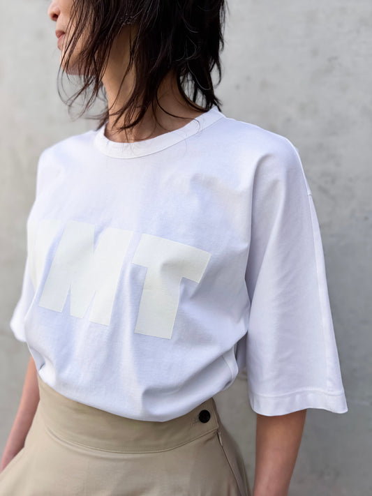 mtmodelist / ロゴTEE/ WHITE×WHITE / MG-T14-122