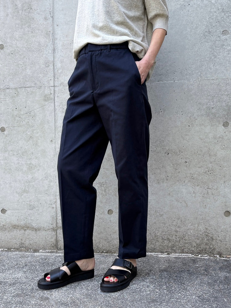 GALERIE VIE / コットンオックスストレッチ スリムパンツ / NAVY / 230461040090