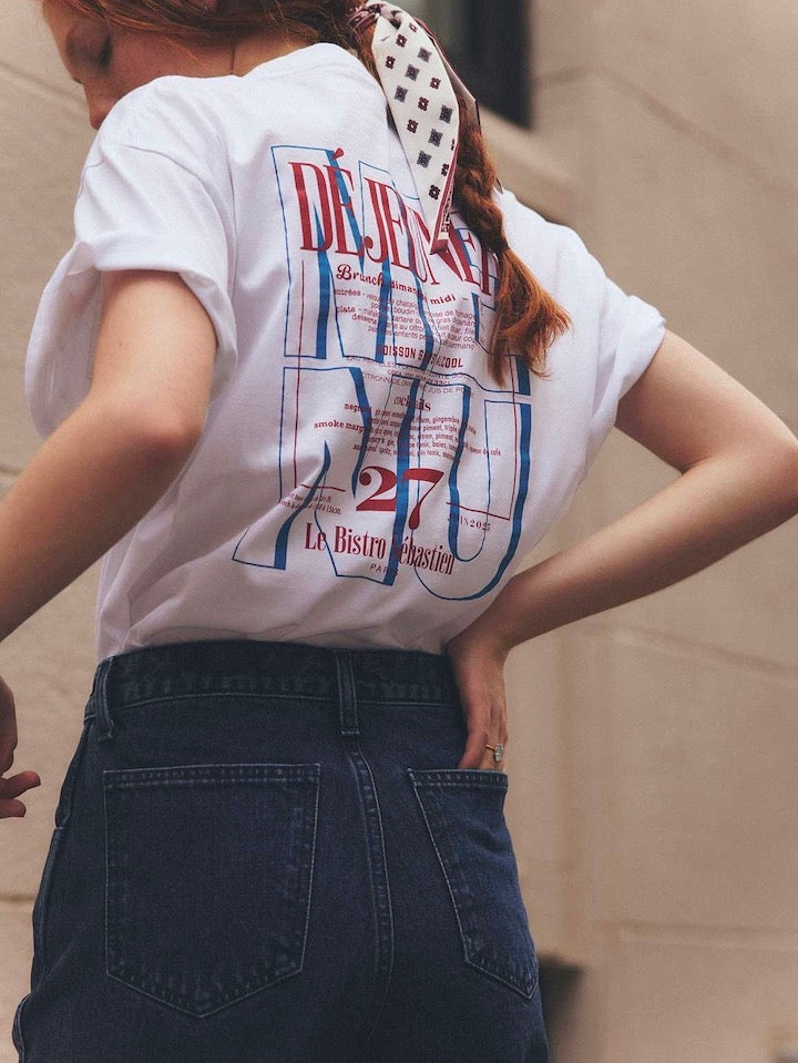 THE SHINZONE / BISTRO MENU TEE / WHITE / 25SMSCU14