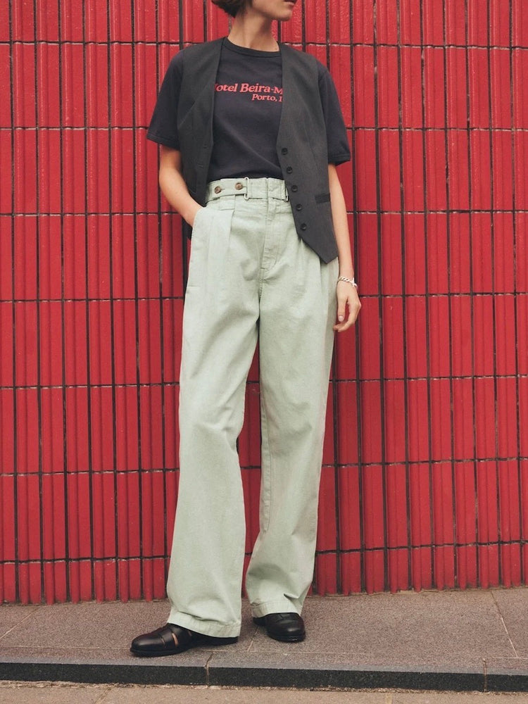 THE SHINZONE / HOTEL Beira-Mar TEE / GRAY / 25MMSCU05