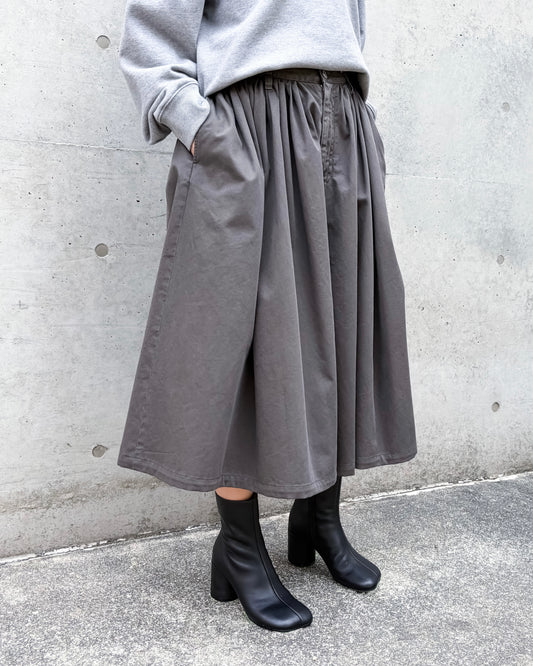 MM⑥ Maison Margiela / ギャザーキュロットスカート / KAHKI / S62MU0079M35435