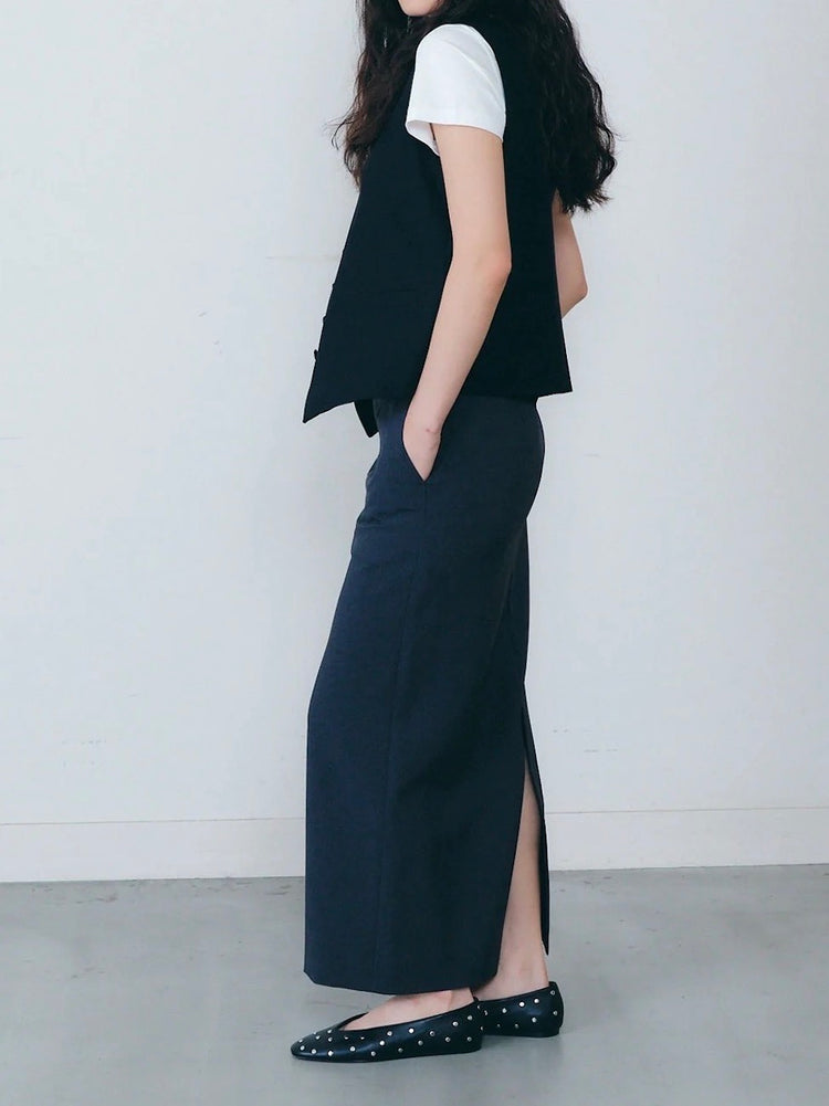 THE SHINZONE / CHRYSLER SKIRT / DARK GRAY / 24SMSSK02