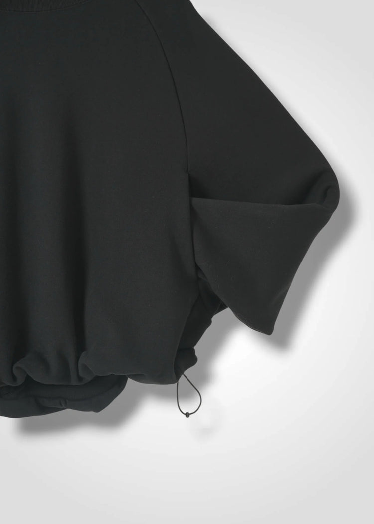 COGTHEBIGSMOKE / OLIVER PUFF HEM TOP / BLACK