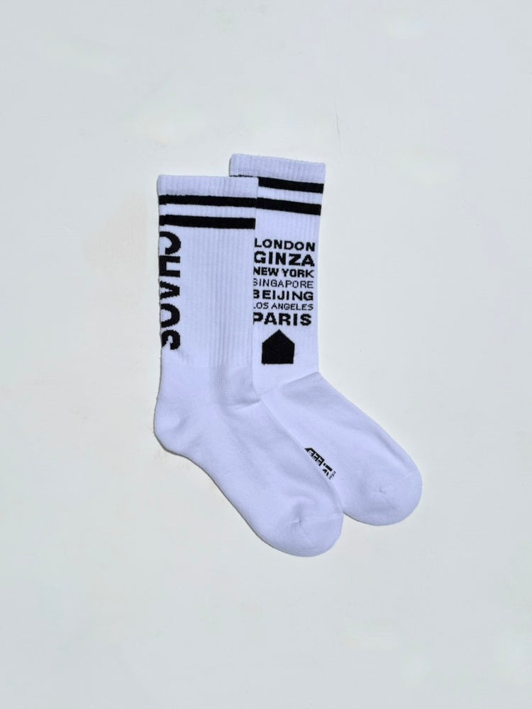 DSM kei ninomiya / UNISEX SOCKS KNIT / WHITE / DSM02K051