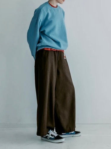 MEYAME / SWITCHING PATTERN SWEAT / SKY / MEY-2209