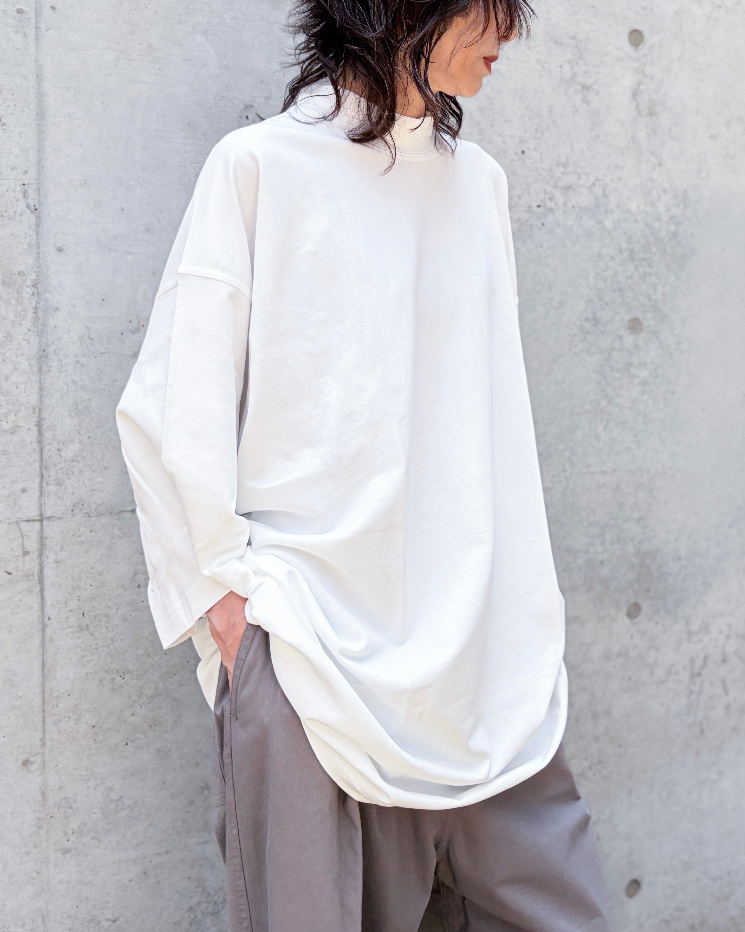 SOFIE D'HOORE / OVER SIZED T-SHIRT C-NECK SHORT SLEEVES / OFF-WHITE /