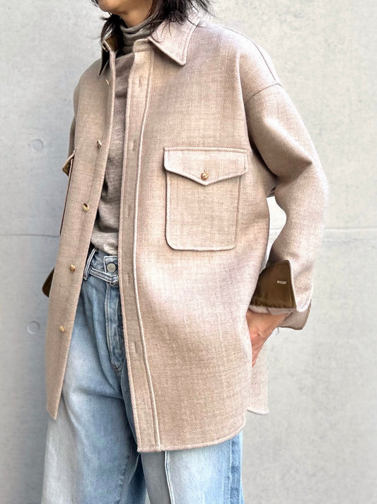 MADISONBLUE / CPO JK WOOL / BEIGE / MB254-1011