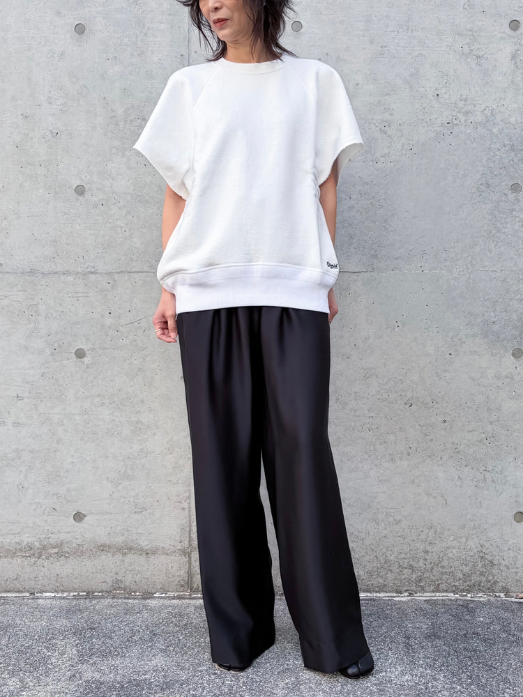 BLAMINK / 吊り裏毛ショートスリーブ / WHITE / 7917-222-0058