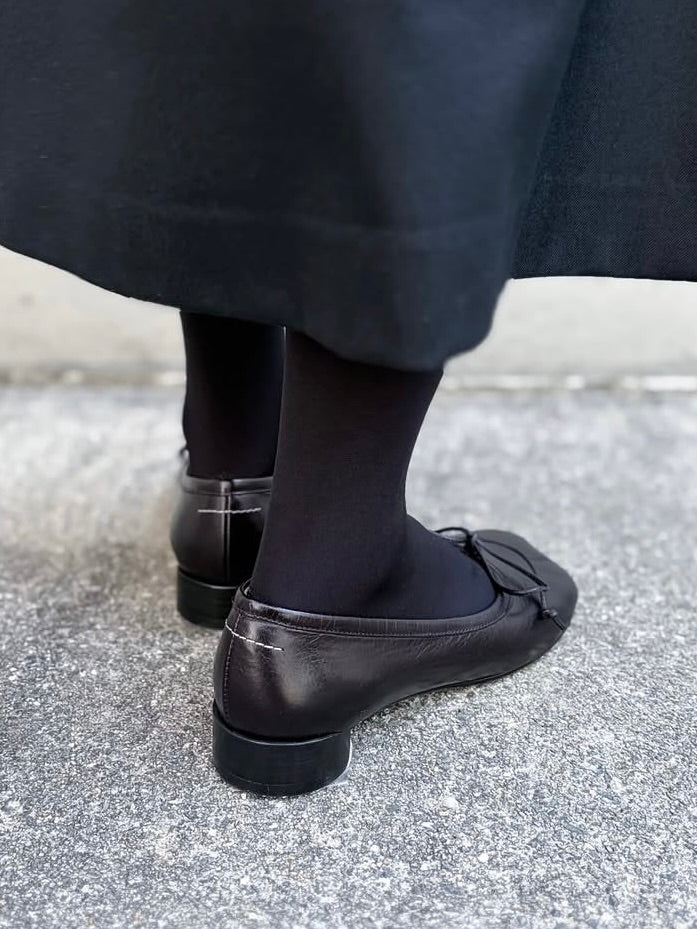 MM⑥ Maison Margiela / Anatomic Numbering Ballet Shoes / black / S59WZ0092P7561