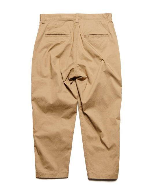 SOPHNET. / COTTON STRETCH TWILL TAPERED CROPPED PANTS / BEIGE / SPNT-252059