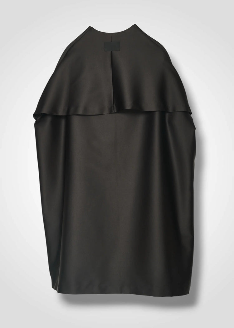 COGTHEBIGSMOKE / OAKLYNN COLLARLESS COAT / BLACK