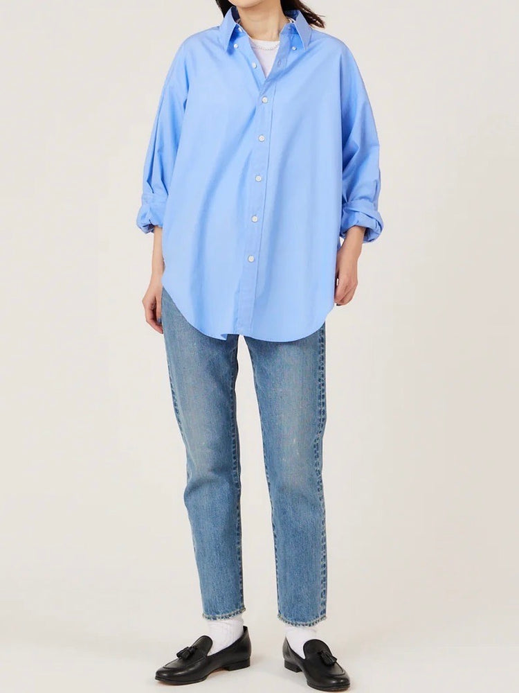 THE SHINZONE / DADDY SHIRT / BLUE / 21AMSBL08