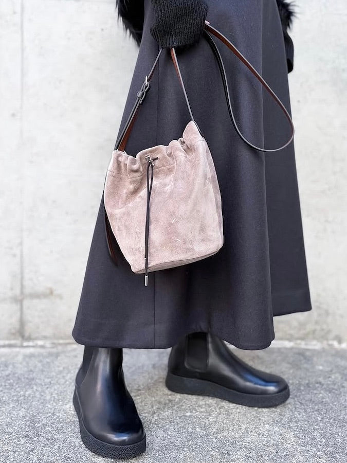 MM⑥ Maison Margiela / ドローストリング クロスボディ バケット / vision and black / SB2ZH0003P8572