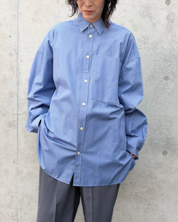 någonstans / over basic shirt / SKY / 470JS130-0761