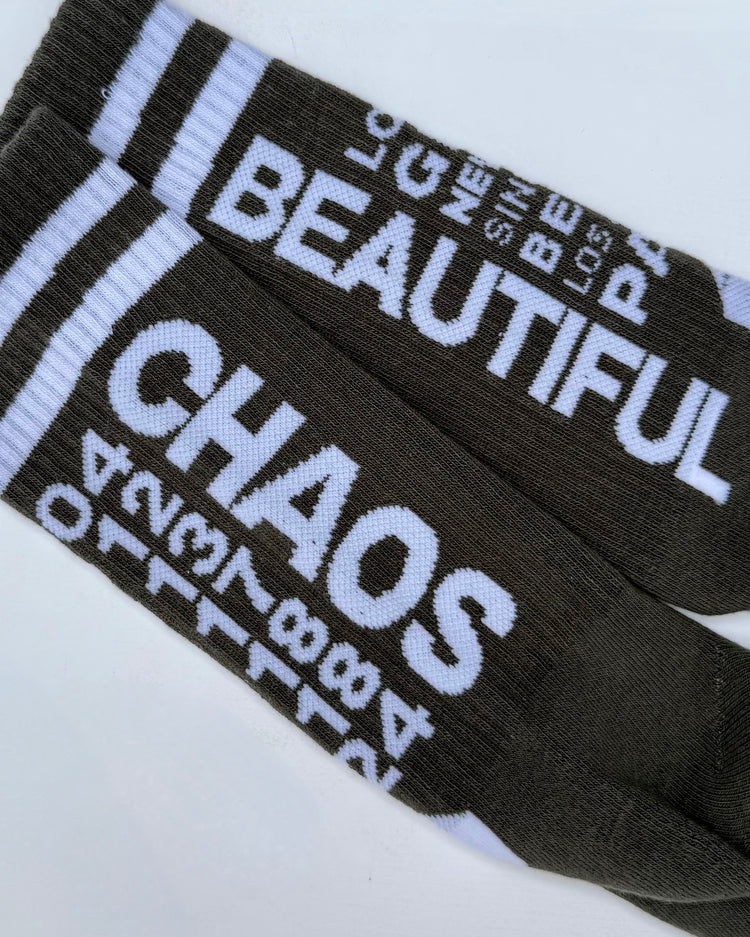 DSM kei ninomiya / UNISEX SOCKS KNIT / KHAKI / DSM02K051