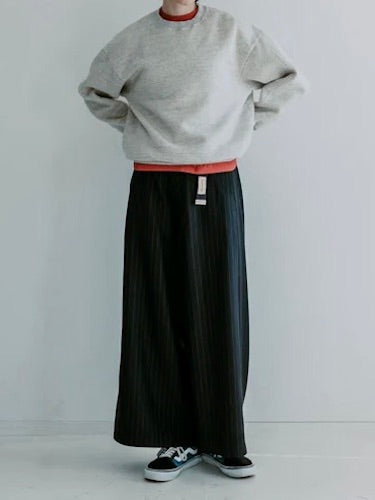 MEYAME / SWITCHING PATTERN SWEAT / HEATHER GRAY / MEY-2209