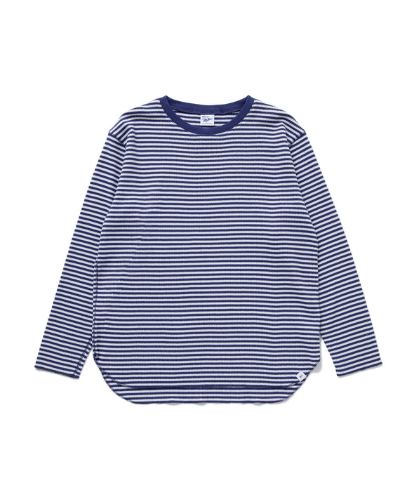 BEDWIN & THE HEARTBREAKERS / Miller Ex. THERMAL TEE "KILMER"・NAVY・24SB2157