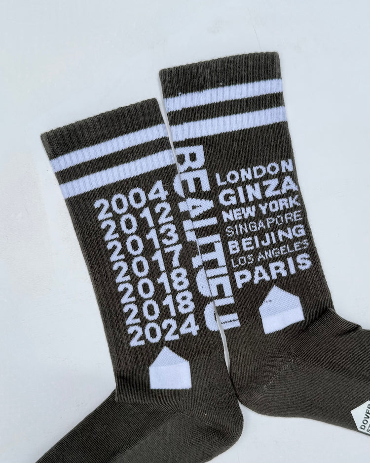 DSM kei ninomiya / UNISEX SOCKS KNIT / KHAKI / DSM02K051