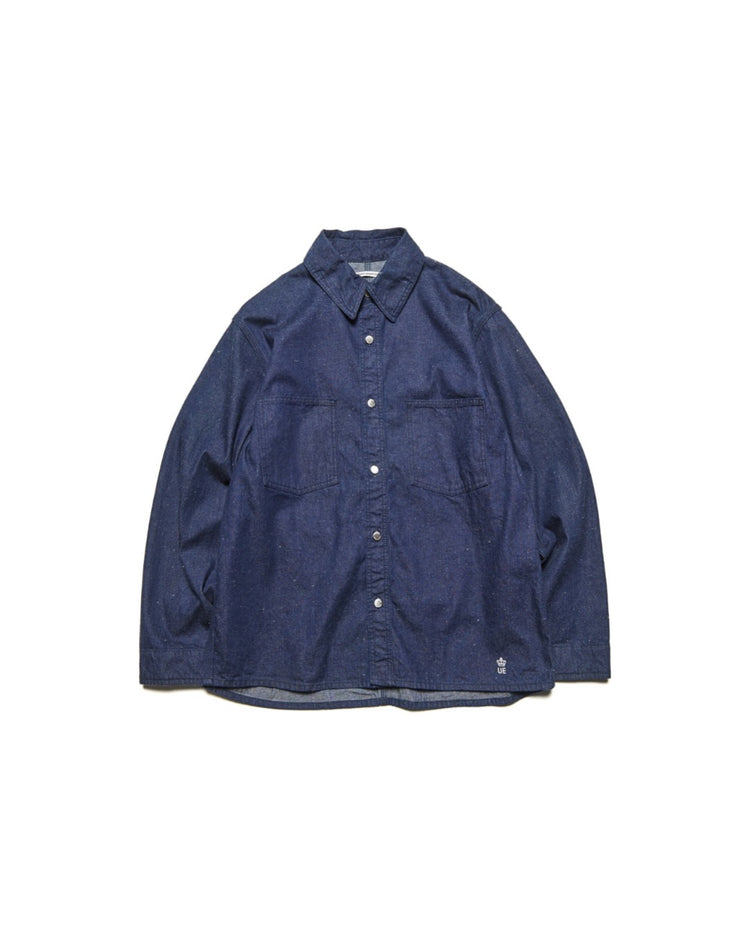 uniform expriment / NEP DENIM DOUBLE POCKET SHIRT / INDIGO / UE- 262028