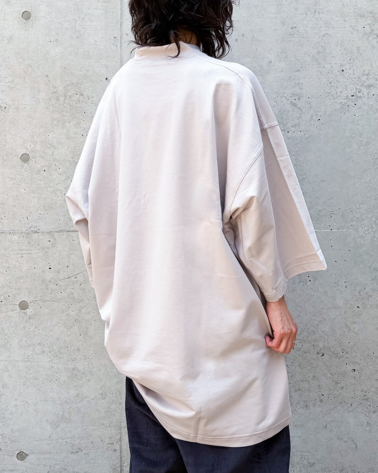 SOFIE D'HOORE / OVER SIZED T-SHIRT C-NECK SHORT SLEEVES / POWDER / TICKG-JFLIT