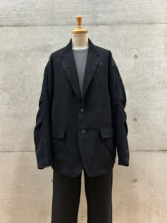 DAIWA PIER 39 / W's TECH LOOSE 2B JACKET CORDUROY / BLACK / BJ-32025WL