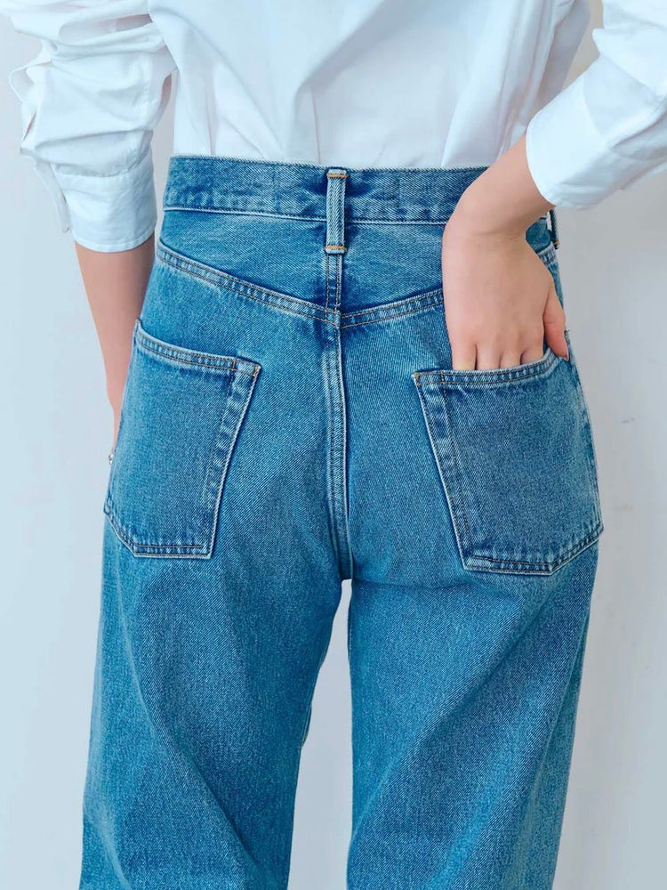 THE SHINZONE / NEW YORKER DENIM PANTS / BLUE / 25SMSPA12