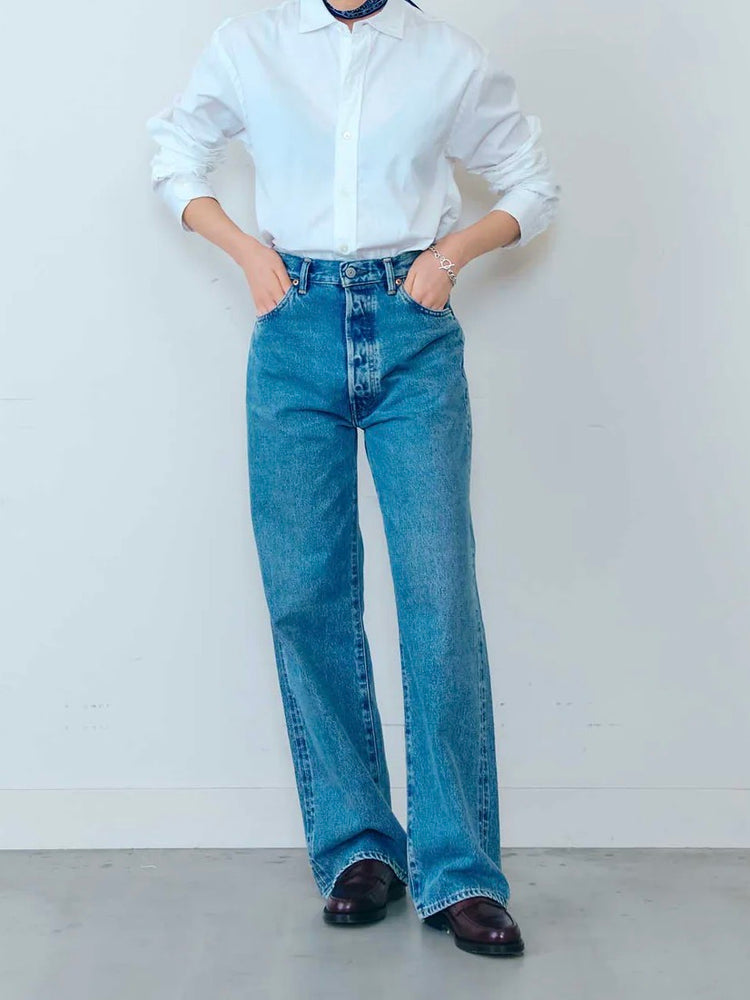 THE SHINZONE / NEW YORKER DENIM PANTS / BLUE / 25SMSPA12