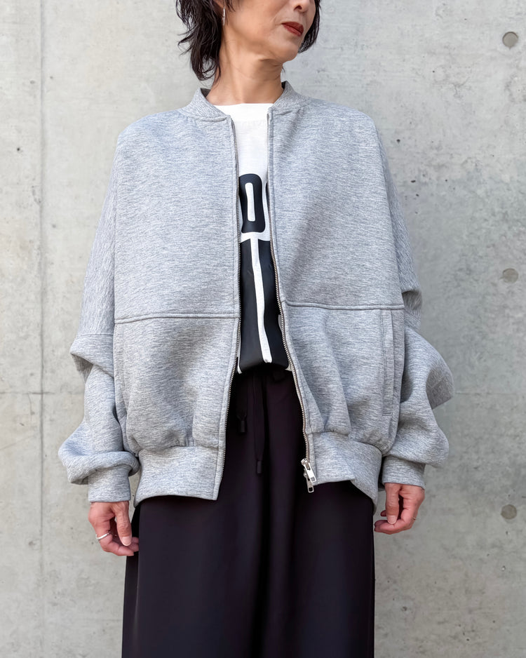 COGTHEBIGSMOKE / OLLIE ZIP UP BZ / L.GRAY