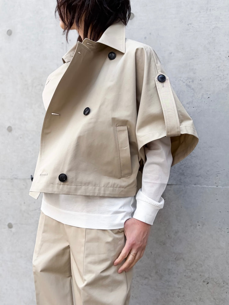 mtmodelist / ショートトレンチジャケット / SAND BEIGE / MG-J08-103