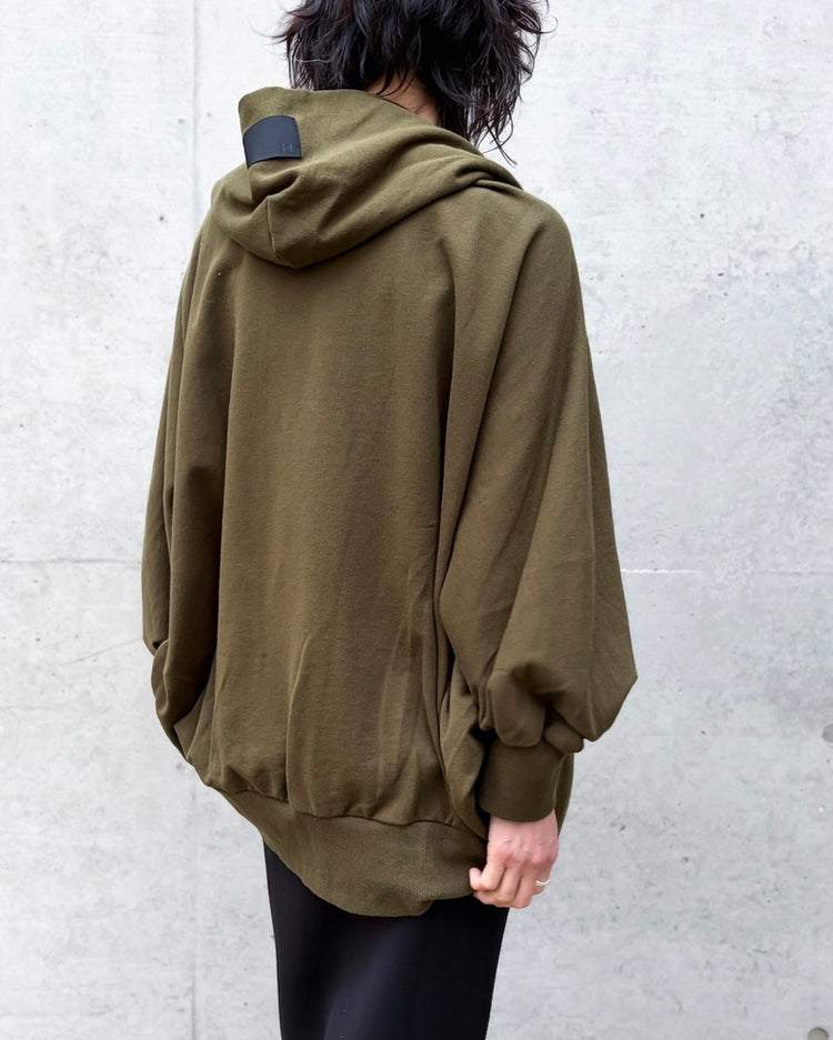 COGTHEBIGSMOKE / NICOLETTE BORERO HOODY / DK MOSS