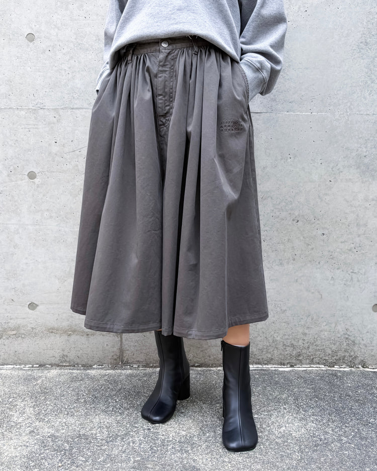 MM⑥ Maison Margiela / ギャザーキュロットスカート / KAHKI / S62MU0079M35435